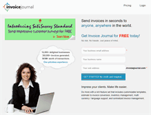 Tablet Screenshot of demo.invoicejournal.com